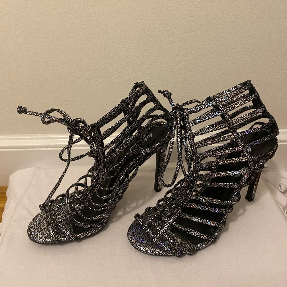 Strappy heels